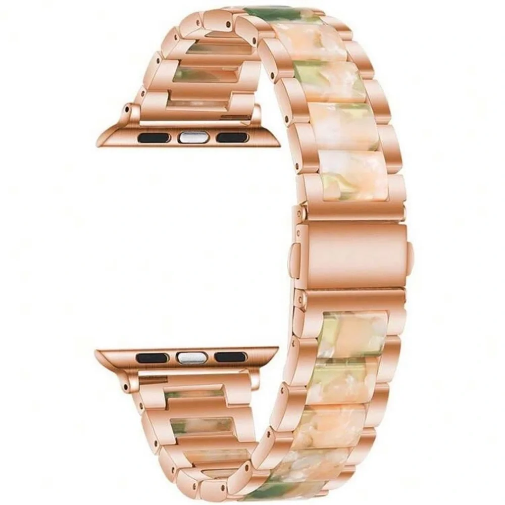 6 Apple Watch 42mm Bands + 2 Cases (S10 Compatible - 8 piece Set)